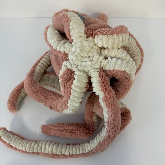 Jellycat Odell Octopus Pink Plush Stuffed Animal Large - Picture 5 of 6